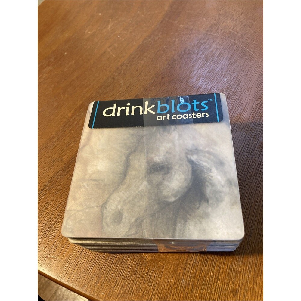 Drink Blots Coaster Art Paper Coasters NEW horses Horse DrinkBlots Susan Winget